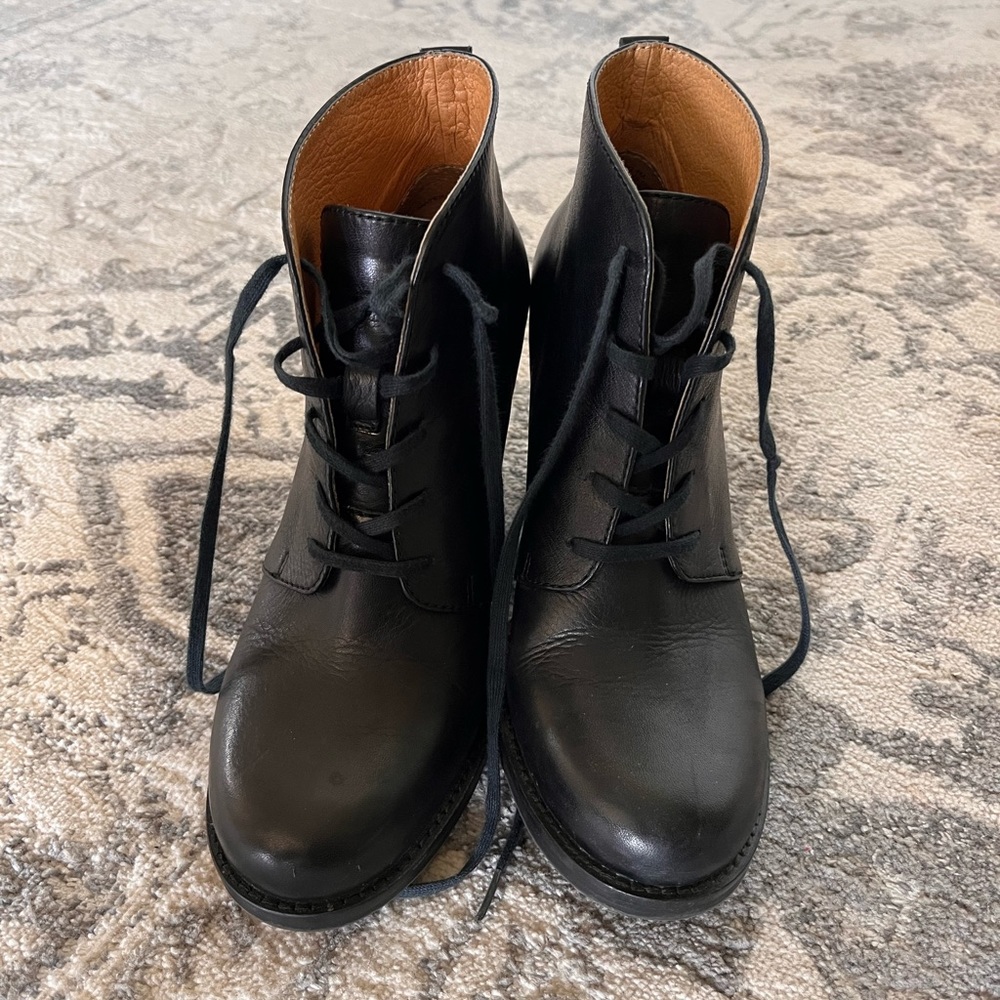 Latigo black leather boots - Size 7